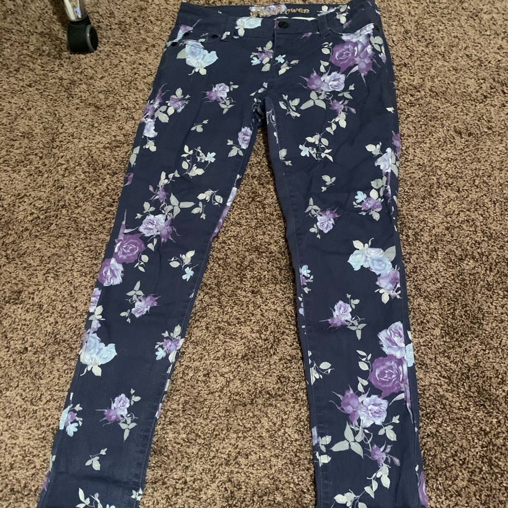 Floral Print Pants